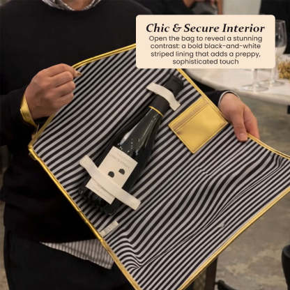 The Ultimate "Party Starter" Gold Champagne Bag🍾