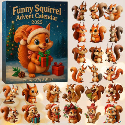 🐿️🎁 Funny Squirrel Advent Calendar 2025