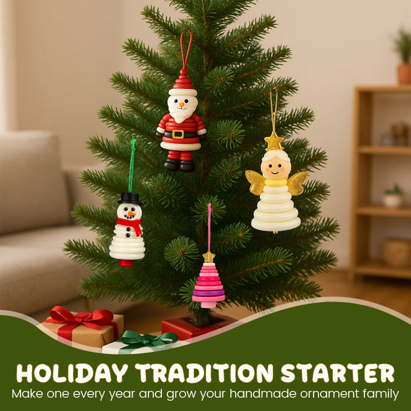 ☃️ DIY Button Snowman Ornament Kit