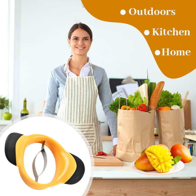 ✨ Stainless steel mango splitter