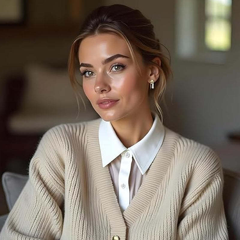 Layered Look Fake Collar Set