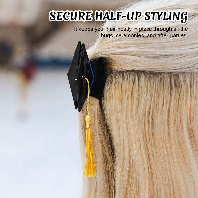 🎓Graduation Cap Hair Claw