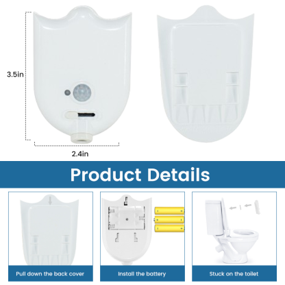 Motion Sensor Toilet Night Light