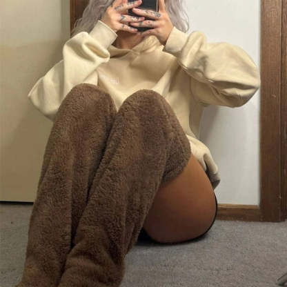 Goose Down Knee Socks For Christmas