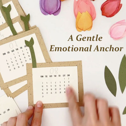 2026 Tulip Emotional Support Calendar