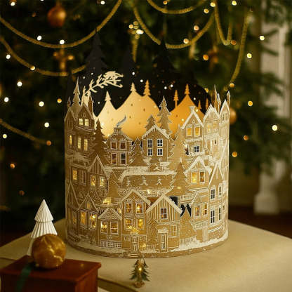 🎄 WinterGlow Village – A Magical Christmas Centerpiece