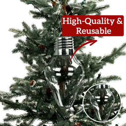 💡DIY Plastic Light Bulb Decorations