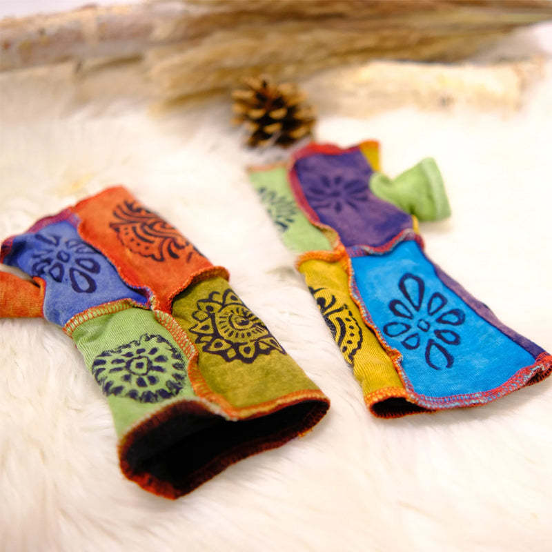 🧤 Funky Patchwork Handwarmers