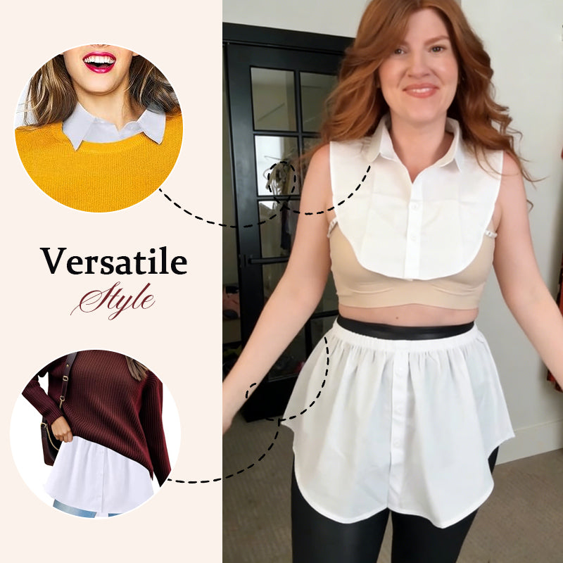 Layered Look Fake Collar Set