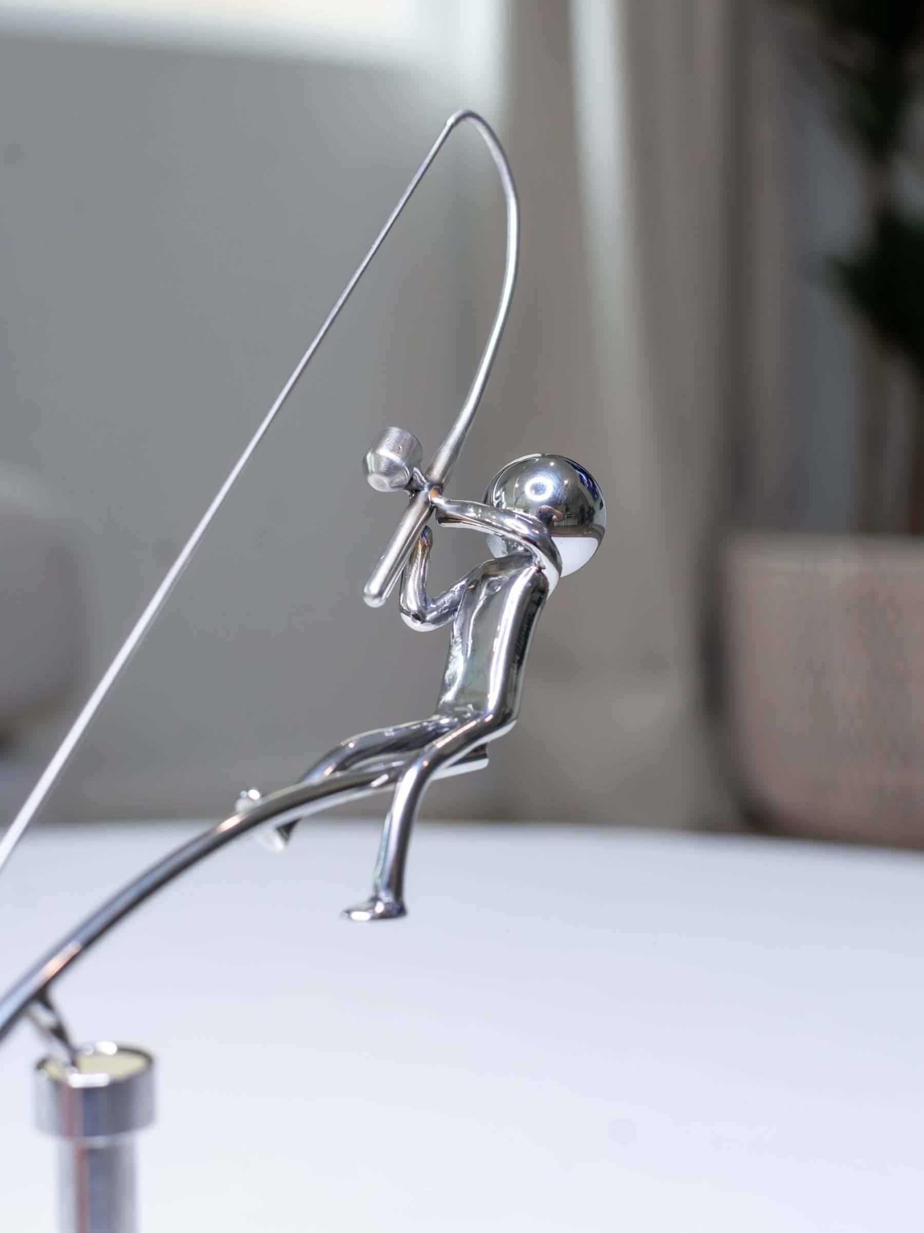 🎣The Fisherman Balancing Sculpture