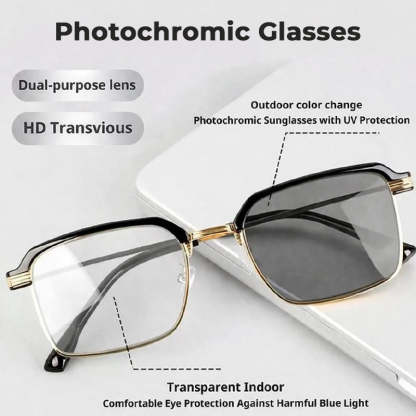 Photochromic Glasses – Auto Darkening, UV400 &amp; Blue Light Blocking