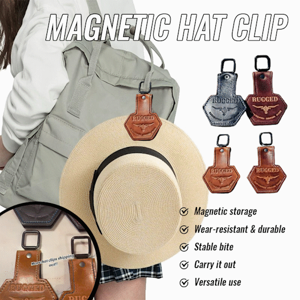 🧢 Magnetic Hat Clip