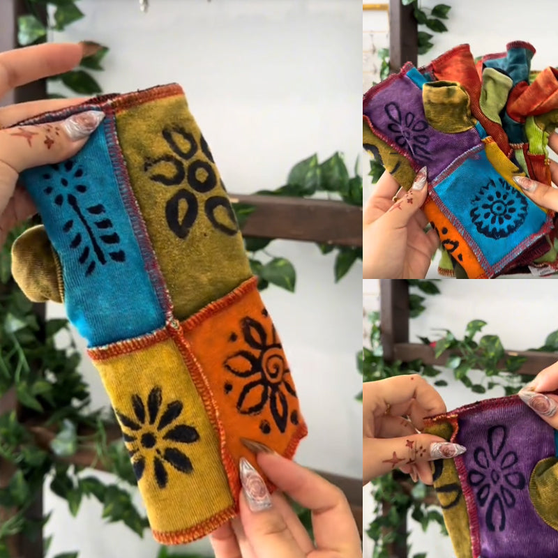 🧤 Funky Patchwork Handwarmers