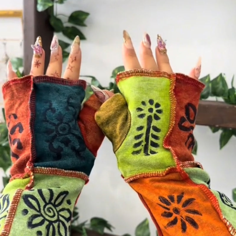🧤 Funky Patchwork Handwarmers
