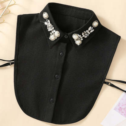 Diamond And Pearl Fake Collar