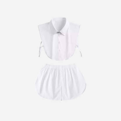 Layered Look Fake Collar Set