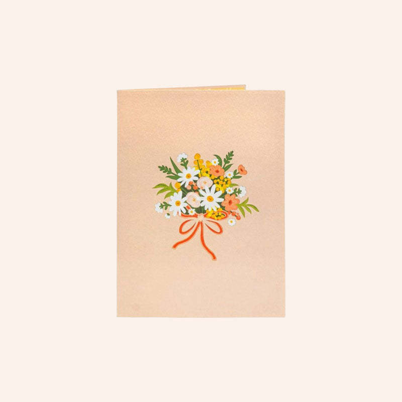 💐 Pop-Up Wildflower Valentine’s Card