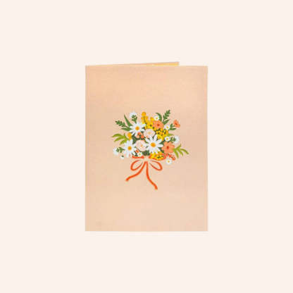 💐 Pop-Up Wildflower Valentine’s Card