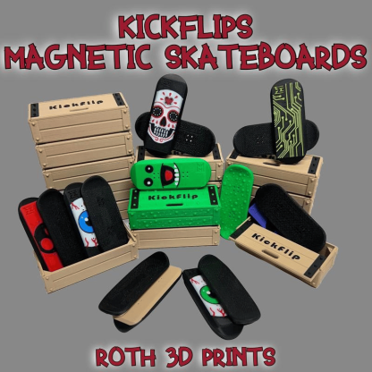🛹Magnetic Skateboard - EDC Flipping Techniques