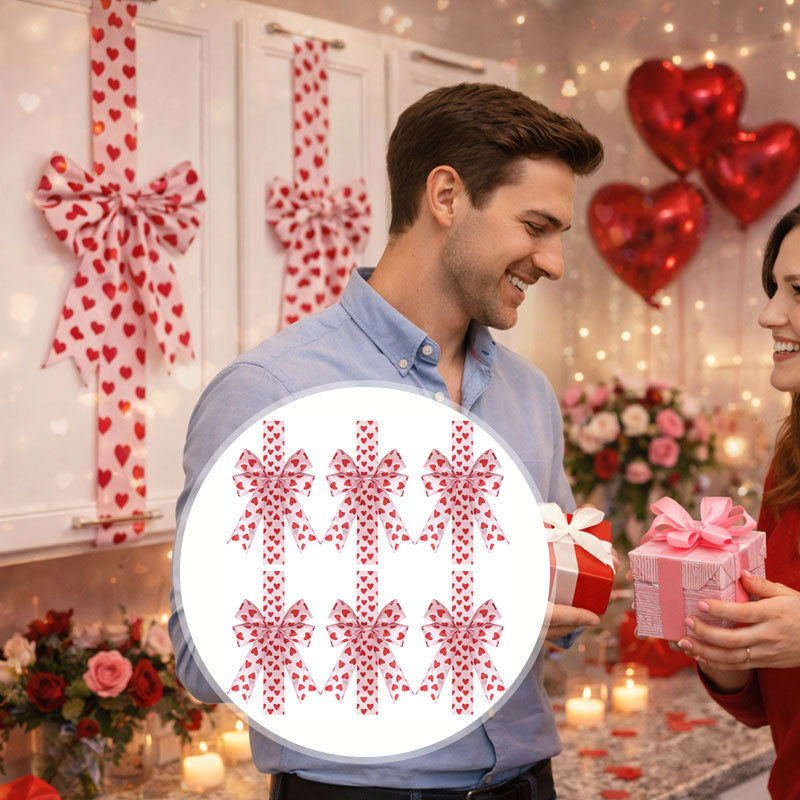 ❤️ Valentine Cabinet Ribbon Bows