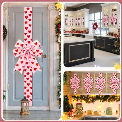 ❤️ Valentine Cabinet Ribbon Bows