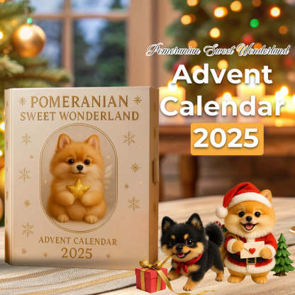 🐾✨ Pomeranian Sweet Wonderland Advent Calendar 2025