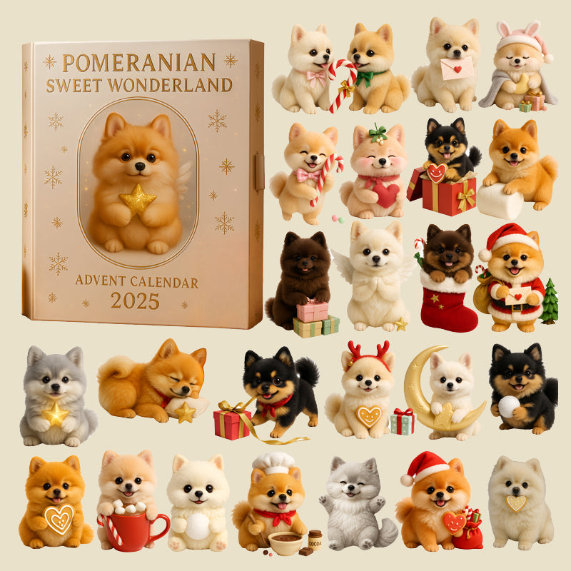 🐾✨ Pomeranian Sweet Wonderland Advent Calendar 2025