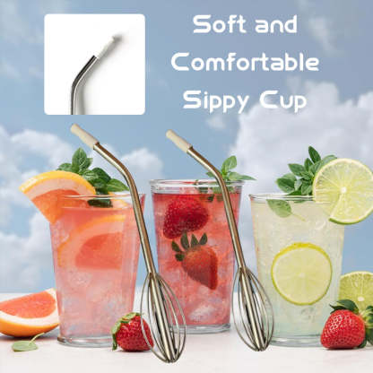 🍹 [2-in-1 Innovation] The Whisk Straw | Sip, Stir, and Savor Every Drop! ✨