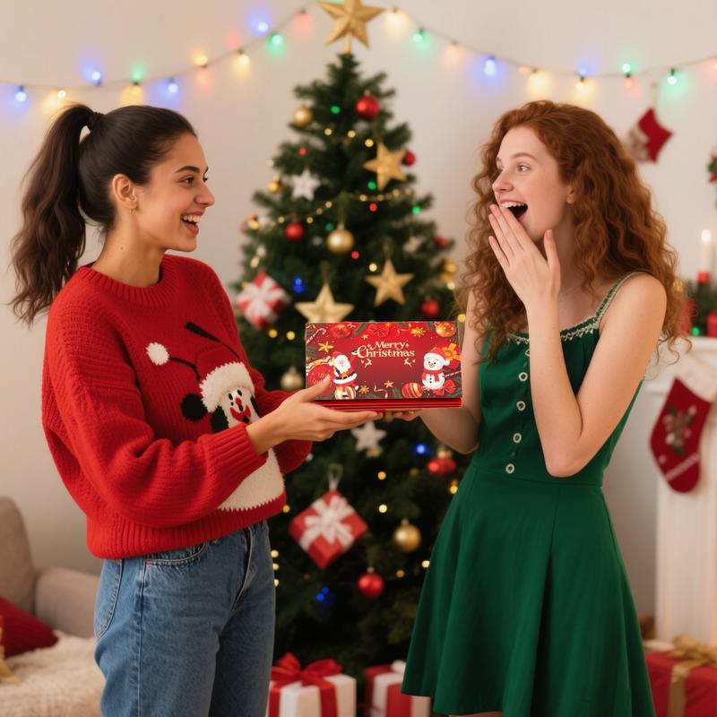 🎄 Christmas Cash Envelope with Money Clip