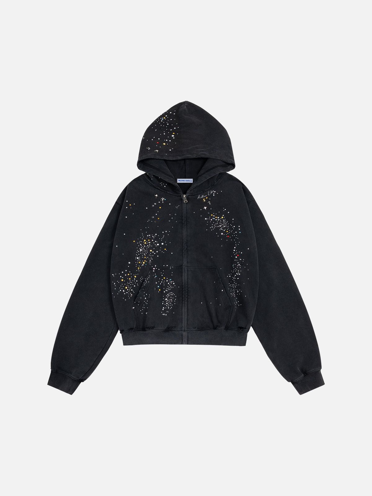Aelfric Eden Rhinestone Zip Up Hoodie