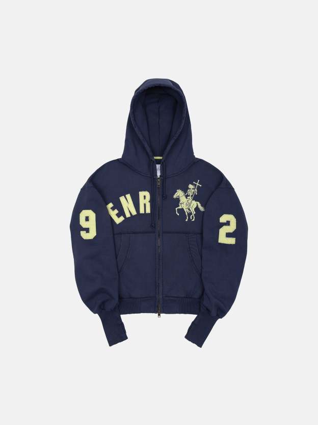 Urban Edge meets Retro Vibes: Oversized Embroidered Zip Hoodie – Your New Streetwear Staple
