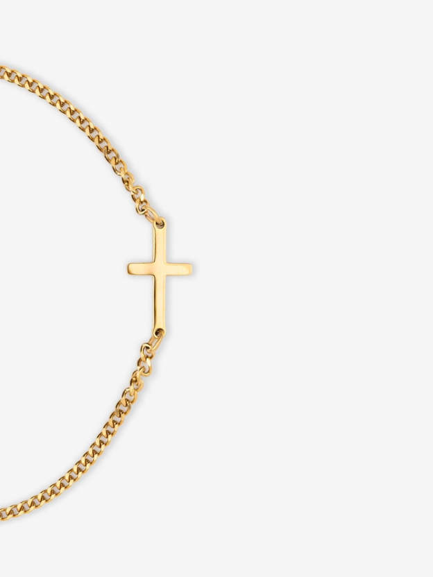 CROSS BRACELET | Silver