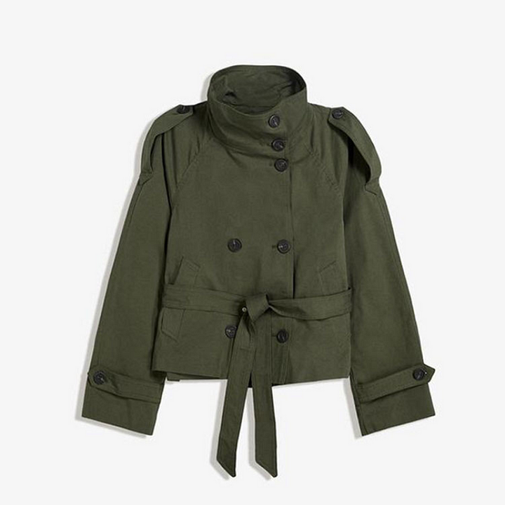  Elegancki Płaszcz w Stylu Trench