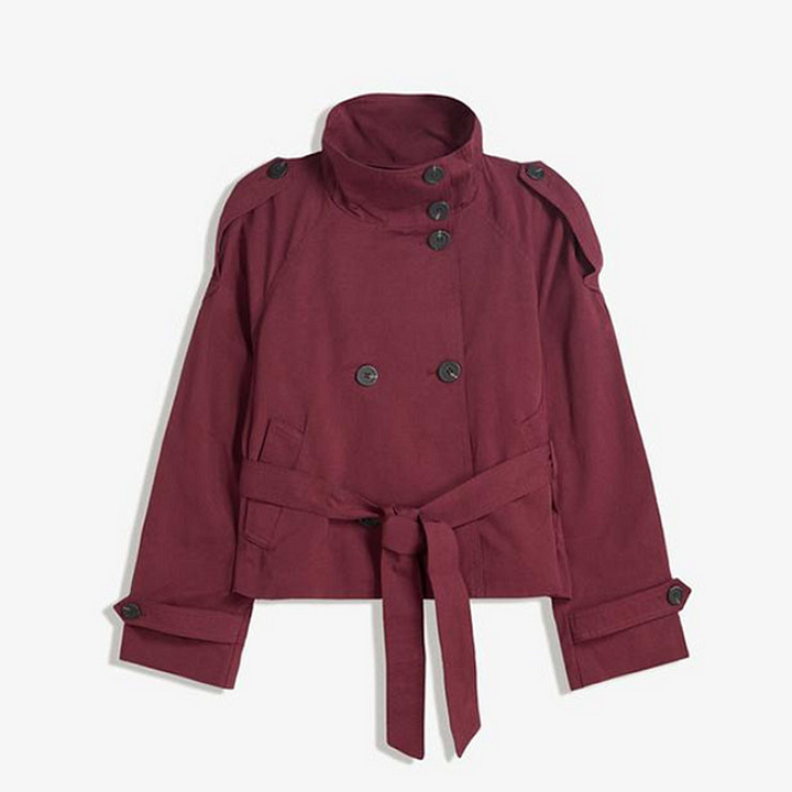 Elegancki Płaszcz w Stylu Trench