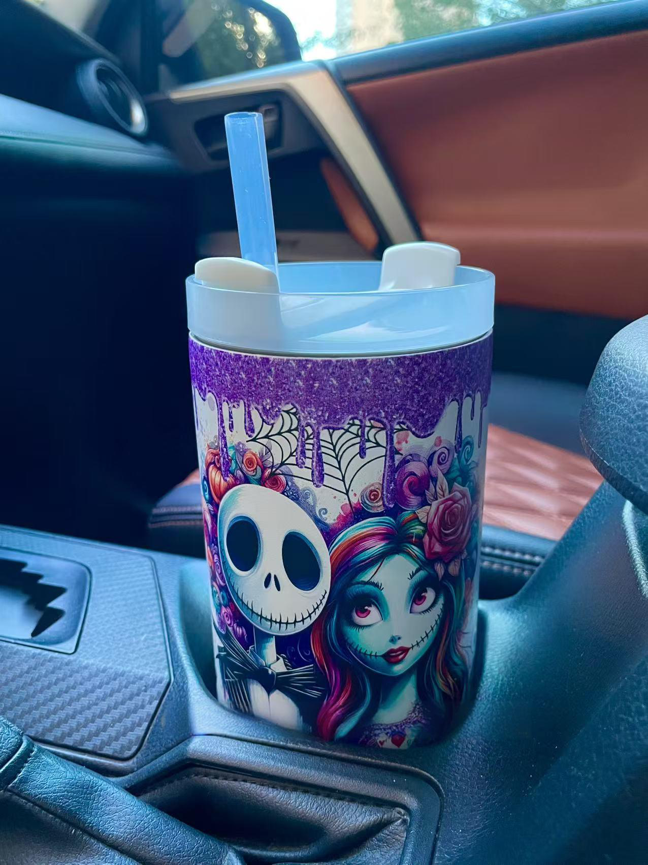 Sally x Jack Skellington 40 Oz Tumbler