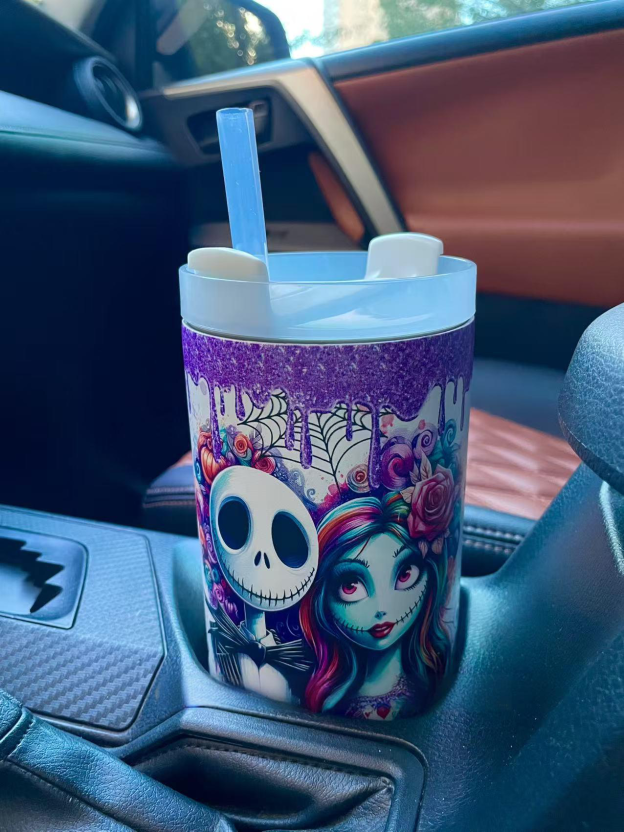 Sally x Jack Skellington 40 Oz Tumbler