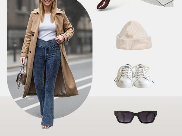BRXL High Waisted Stretchy Crossover Denim Jeans for Women Flare Jeggings Bootcut Denim with Pockets Trendy & Flattering #Streetwear #outdoorfun #tiktokshopspringglowup #tiktokshopfashion-1
