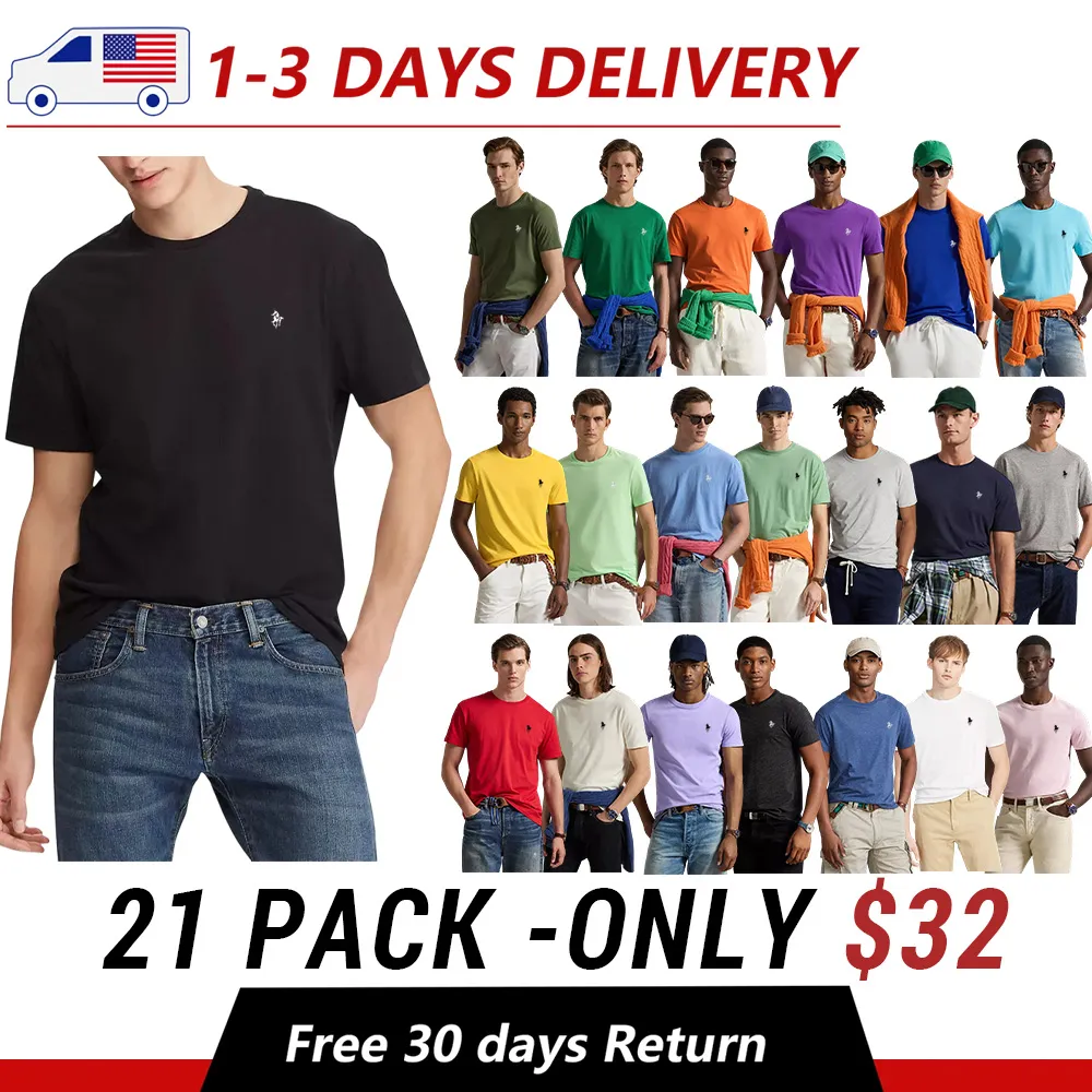 ⚡24-HOUR FLASH SALE 🔥21-PACK ONLY $32 - Men's Classic-Fit Crewneck T-Shirt