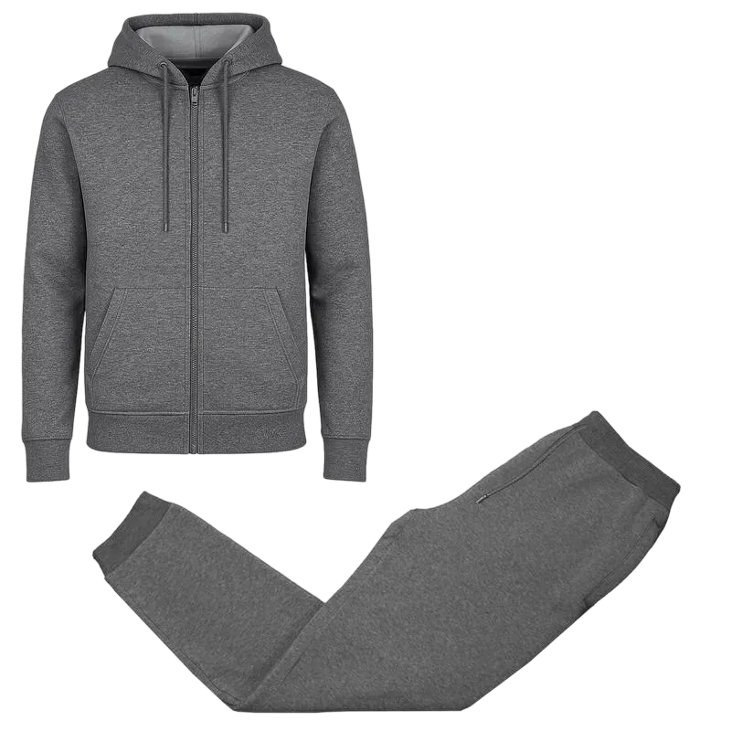 Men's Multi Pack Fleece Zip Hoodie & Jogger Sets