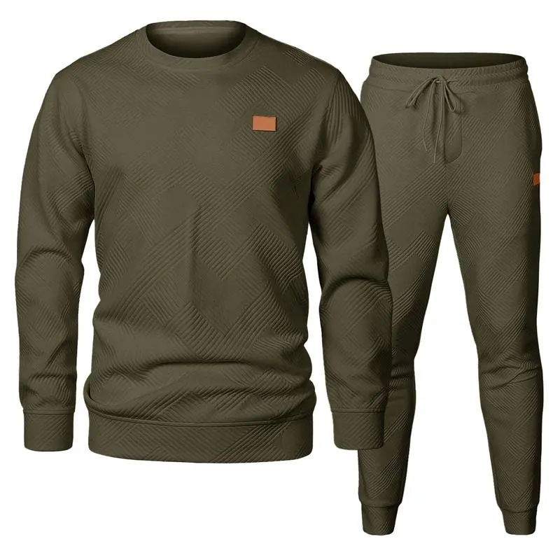 Clearance sale! Men's Casual Tracksuit Lounge Set | Soft Cotton French Terry Hooded Sweatshirt & Sweatpants