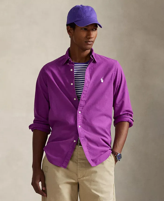 ⚡24-HOUR FLASH SALE 🔥16-PACK ONLY $32 - Men's Garment-Dyed Oxford Shirt