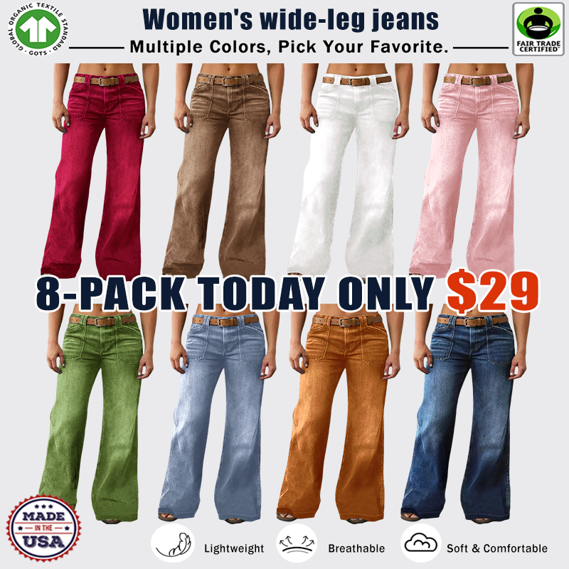 ⚡- Women's Loose Straight Leg Denim Jeans