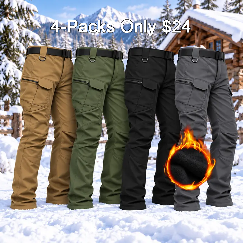 💥Fall New Arrival✈️Outdoor Warm Tactical Pants for Men