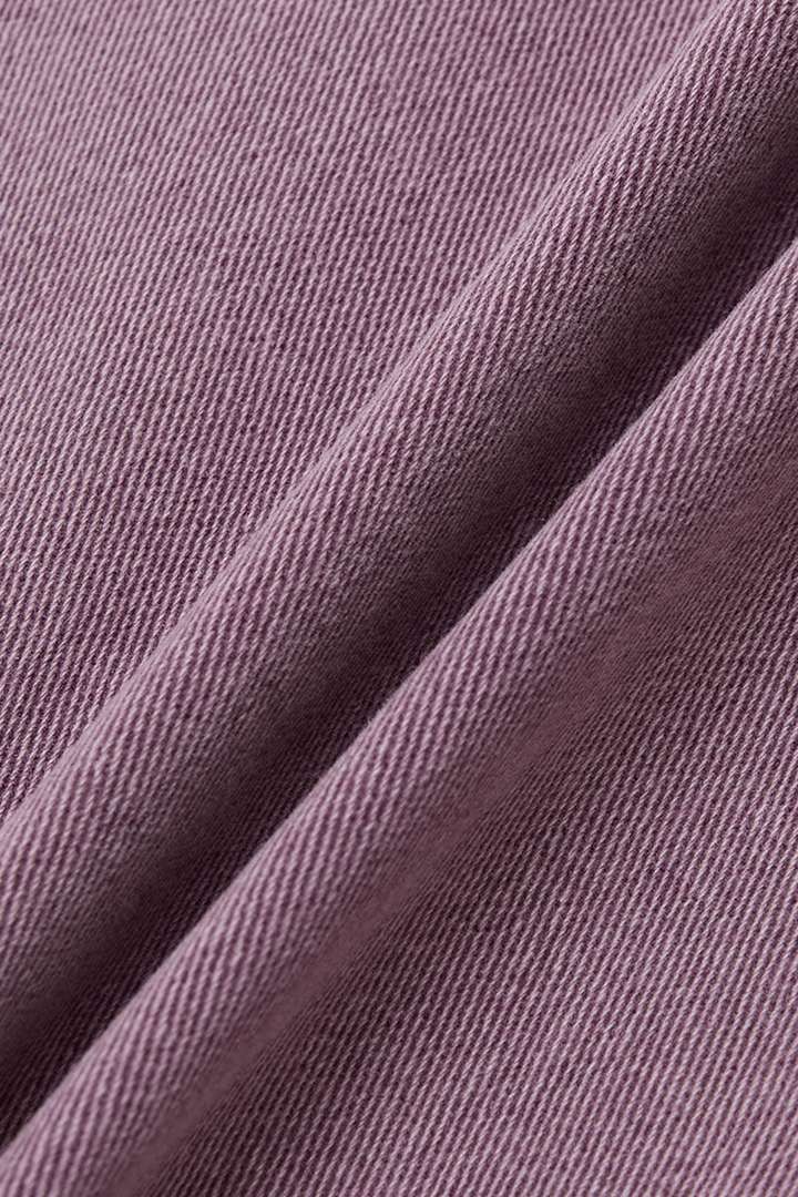 Flap Pocket Stitch Detail Mid Waist Straight Leg Capri Pants gallery 12