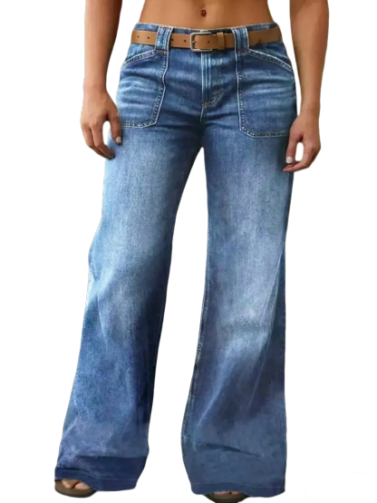⚡- Women's Loose Straight Leg Denim Jeans