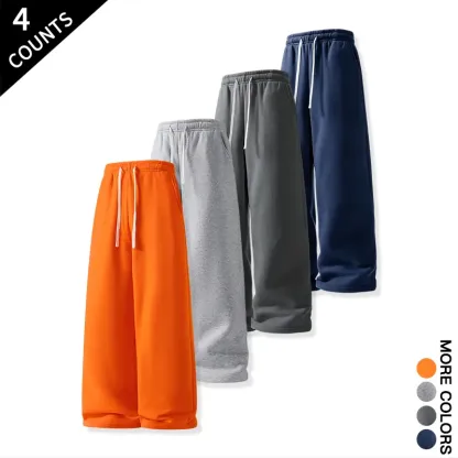 💥Fall New Arrival✈️Men Wide Leg Loose Fit Sweatpants