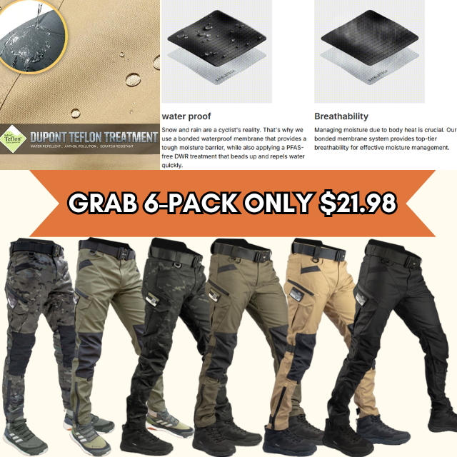 🛡️Kinetic Tactical Waterproof Pants – Outdoor & Work Functionality