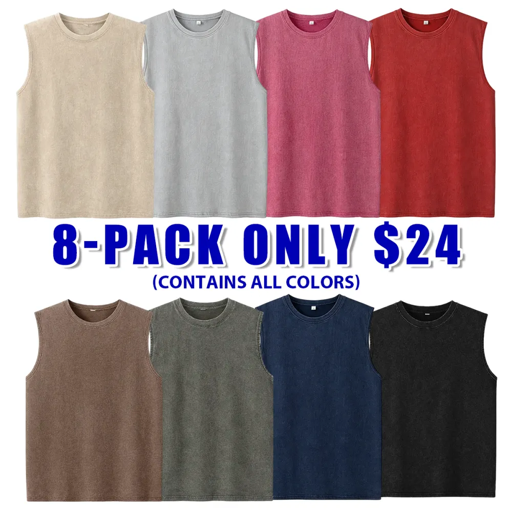 Retro Athletic Heavyweight Pure Cotton T-Shirt & Vest