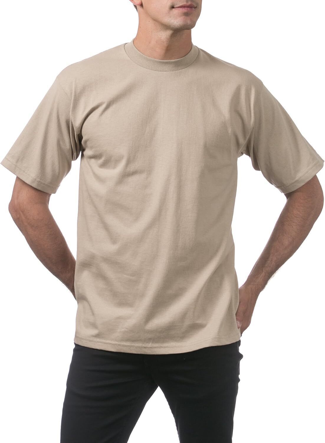 🔥Men's Heavyweight Cotton Short Sleeve Crew Neck T-Shirt