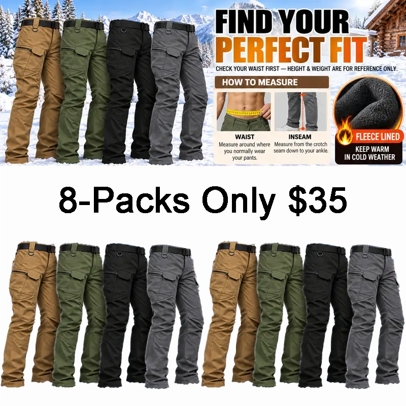 💥Fall New Arrival✈️Outdoor Warm Tactical Pants for Men